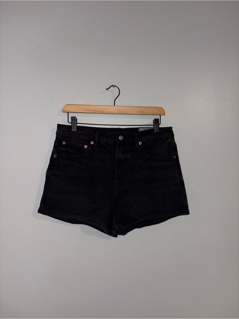 American Eagle • Black Jean Shorts (NWT)